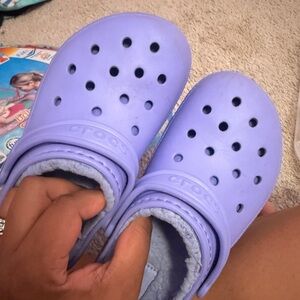 CROCS Lavender Clogs with Soft Lining